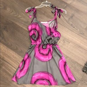 Ramona La Rue mini dress with tie straps